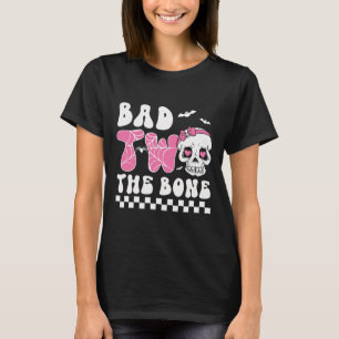 D Twee De Bone Verjaardag Peuter Halloween Verjaar T-shirt