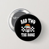 D Twee Het Bone Grappige 2e Verjaardag Halloween S Ronde Button 5,7 Cm (Voorkant /achterkant)