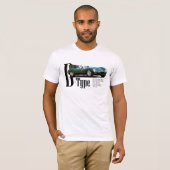 D-Type Jaguar T-shirt (Voorkant volledig)