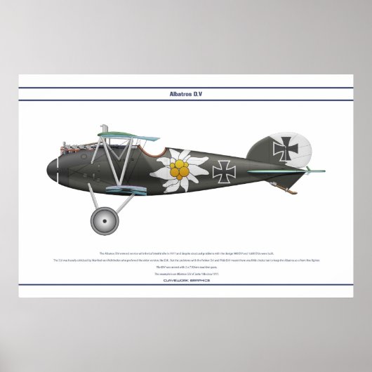 D.V. Jasta 16b Poster (Voorkant)