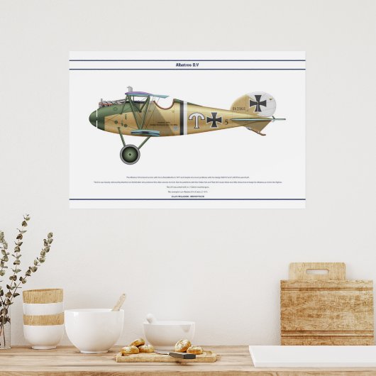 D.V. Jasta 21 Poster (Keuken)