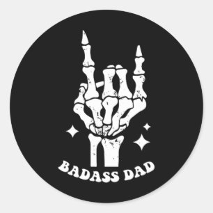D vaders club vaders dag grappige trendy woorden o ronde sticker