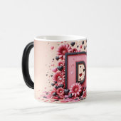 D Valentijnsdag Alfabet 3D Magische Mok (Voorkant links)