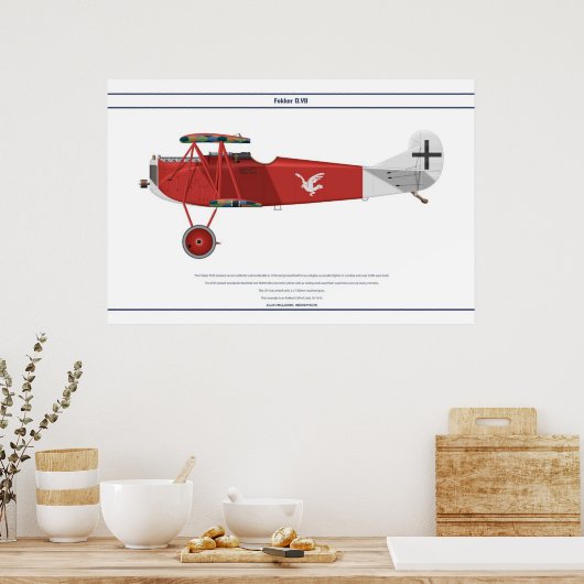 D.VII Jasta 18 Poster (Keuken)