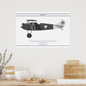 D.VII Jasta 40 Poster (Keuken)