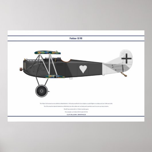 D.VII Jasta 40 Poster (Voorkant)