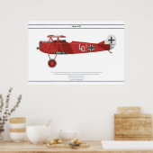 D.VII Jasta 4 Poster (Keuken)