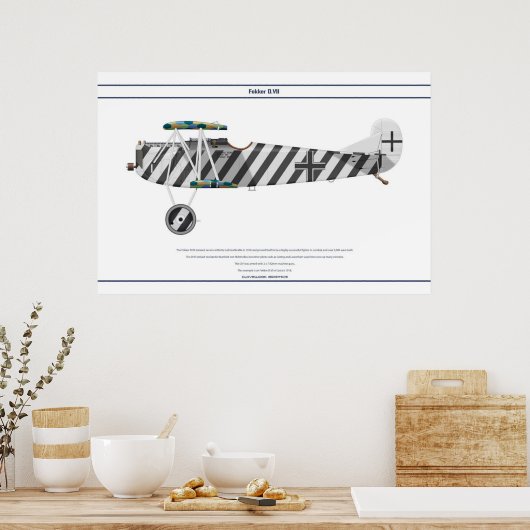 D.VII Jasta 6 Poster (Keuken)