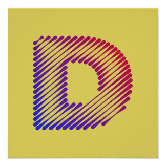 D VOOR DONALD PERFECT POSTER