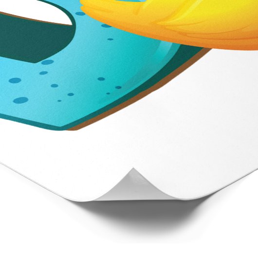 D voor Poster van de Duck (Hoek)