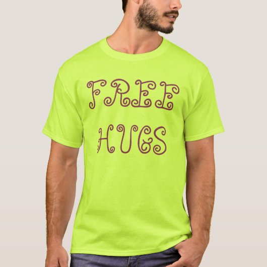 D&W GRATIS HUGS versie 3 T-shirt (Voorkant)