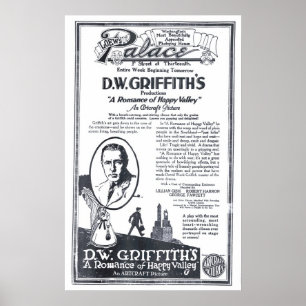 D.W. Griffith 1919 film en poster