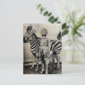 D.W. Scream Circus Act Briefkaart (Staand voorkant)