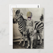 D.W. Scream Circus Act Briefkaart (Voorkant / Achterkant)