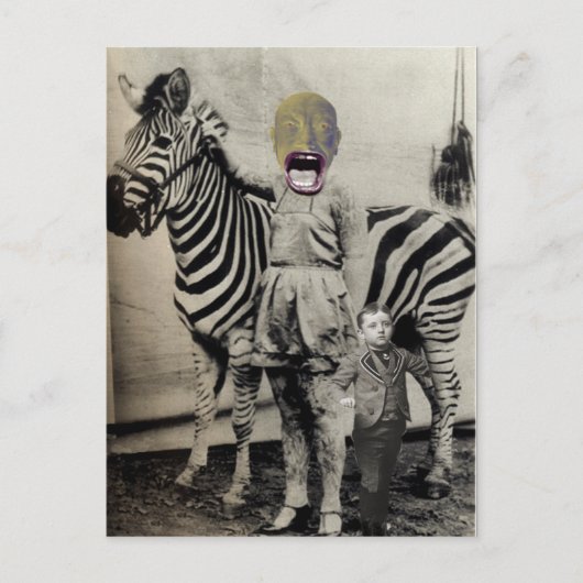 D.W. Scream Circus Act Briefkaart (Voorkant)