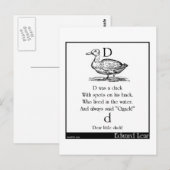 D was een eend briefkaart (Voorkant / Achterkant)