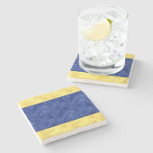 D Waterverf Nautical Signal Maritime Vlag van Delt Stenen Onderzetter (Zijkant)