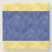 D Waterverf Nautical Signal Maritime Vlag van Delt Stenen Onderzetter (Voorkant)