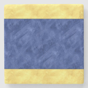 D Waterverf Nautical Signal Maritime Vlag van Delt Stenen Onderzetter