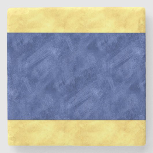 D Waterverf Nautical Signal Maritime Vlag van Delt Stenen Onderzetter (Voorkant)