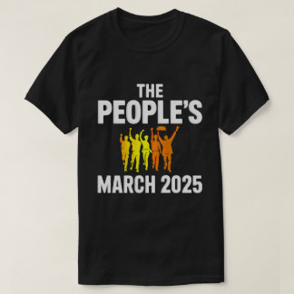DA115-De volkeren maart 2025 Politieke eenheid T-shirt