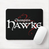 DA2 - Champ HAWKE - mousepad (donker) Muismat (Met muis)