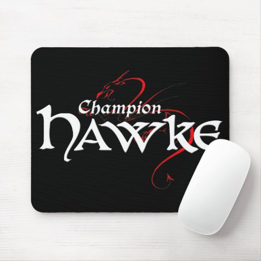 DA2 - Champ HAWKE - mousepad (donker) Muismat (Met muis)