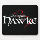 DA2 - Champ HAWKE - mousepad (donker) Muismat (Voorkant)