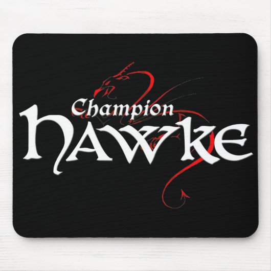 DA2 - Champ HAWKE - mousepad (donker) Muismat (Voorkant)