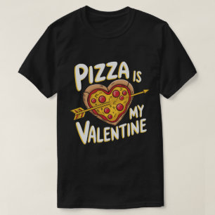 DA41-Pizza is mijn Valentijn Valentijnsdag hart T-shirt