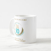 DA50 Worldwide Virtual Convention Mug in Gold/Teal Koffiemok (Voorkant links)