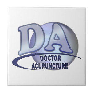 DA ACRONYM LOGO ARTS VAN ACUPUNCTUUR TEGELTJE