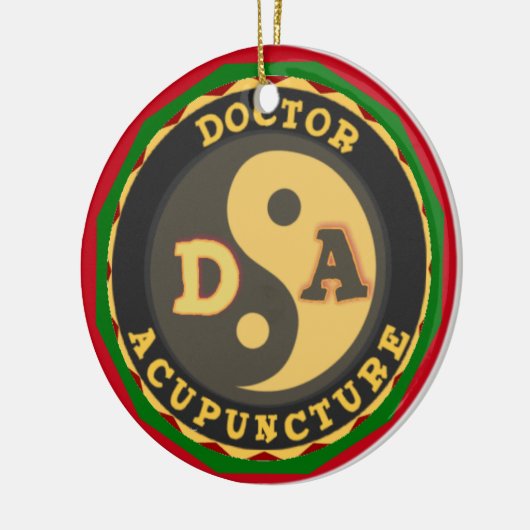 DA-ARTS VAN ACCUPUNCTURE LOGO KERAMISCH ORNAMENT (Links)