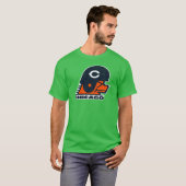 DA BEARS THROWBACK SEIZOEN (Witte Omlijning) T-shirt (Voorkant volledig)