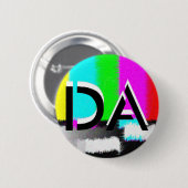 DA Black en White Static Button (Voorkant /achterkant)