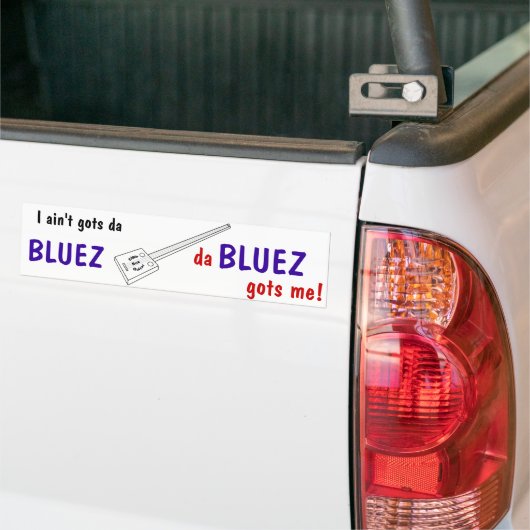 da BLUEZ Bumpersticker (Op Truck)