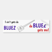 da BLUEZ Bumpersticker (Voorkant)