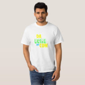 Da Bomb dot com Novelty Funny Retro 90 T-shirt (Voorkant volledig)