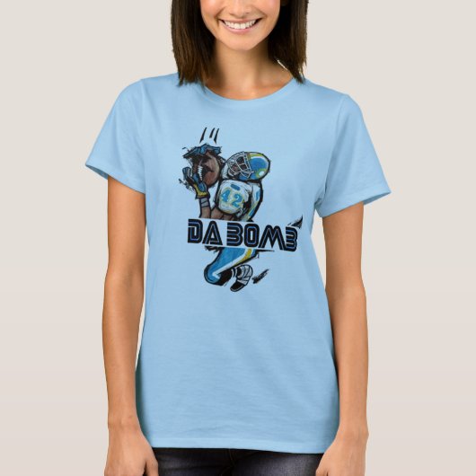 Da Bomb Football T-Shirt (Voorkant)