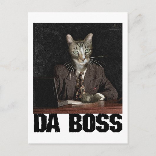 Da Boss Briefkaart (Voorkant)