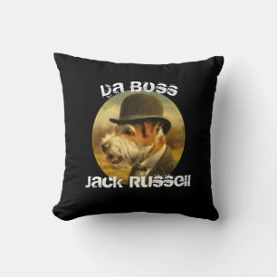 Da Boss Jack Russell Throw Cushion Kussen