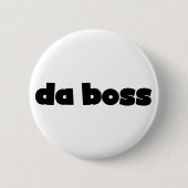 Da Boss Ronde Button 5,7 Cm (Voorkant)
