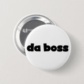 Da Boss Ronde Button 5,7 Cm (Voorkant /achterkant)