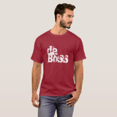 Da Boss The Boss Mannen T-shirt (Voorkant volledig)