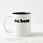 Da Boss Tweekleurige Koffiemok (Links)