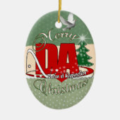 DA CHRISTMAS DOCTOR VAN ACUPUNCTURE KERAMISCH ORNAMENT (Voorkant)