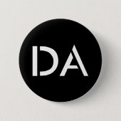 DA Classic Black Button (Voorkant)