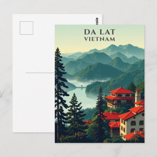 Da Lat Vietnam Schilderachtig reizen Briefkaart (Voorkant / Achterkant)