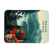 Da Lat Vietnam Schilderachtig reizen Magneet (Horizontaal)