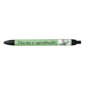 Da mi a'sgrìobhadh. Gaelische schrijfpen Zwarte Inkt Pen (Voorkant)